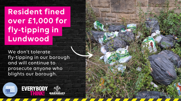 £1,000 Fine And Arrest For Fly Tipper