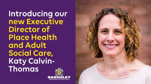 Introducing our new Executive Director for Place Health and Adult Social Care, Katy Calvin-Thomas