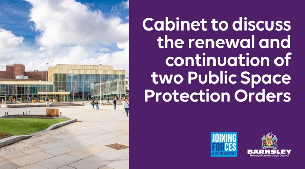 Cabinet To Discuss The Renewal And Continuation Of Two Public Space Protection Orders