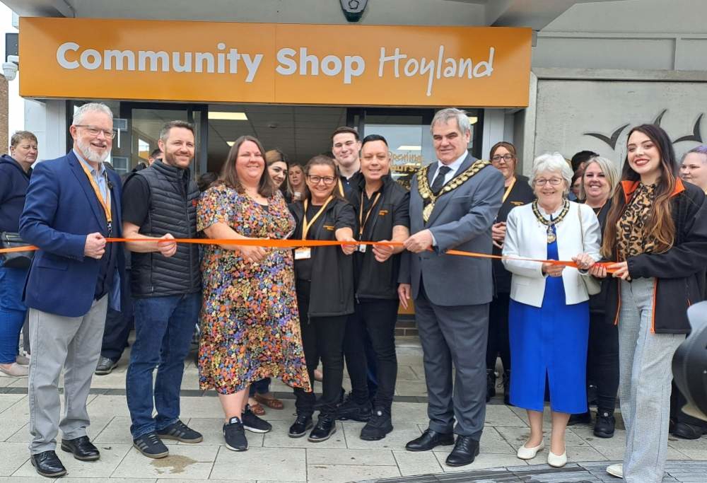 Hoyland Community Shop Opening Day