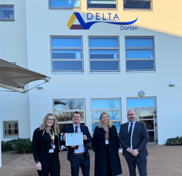 Darton Academy Being Awarded Their Accreditation Outside Of The School