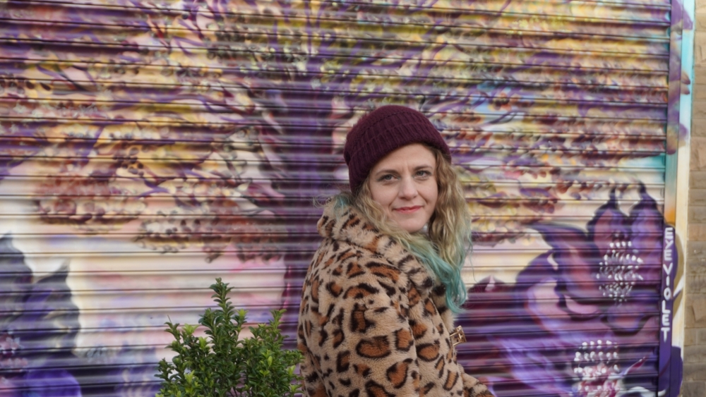 Jayde Bell With A Painted Shutter In Goldthorpe