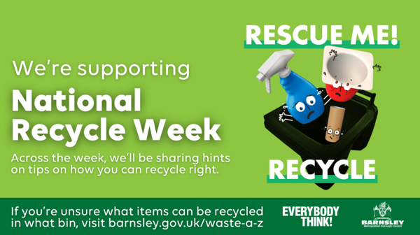 Barnsley Council Supports Recycle Week