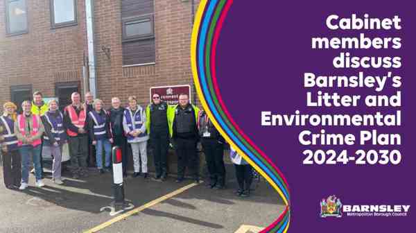 Cabinet members discuss Barnsley's Litter and Environmental Crime Plan 2024-2030