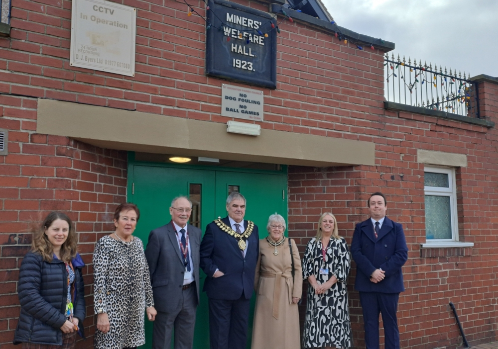 Councillors And Staff At Great Houghton Welfare Hall