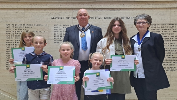 Tour Of Britain Winners Presentation At Town Hall