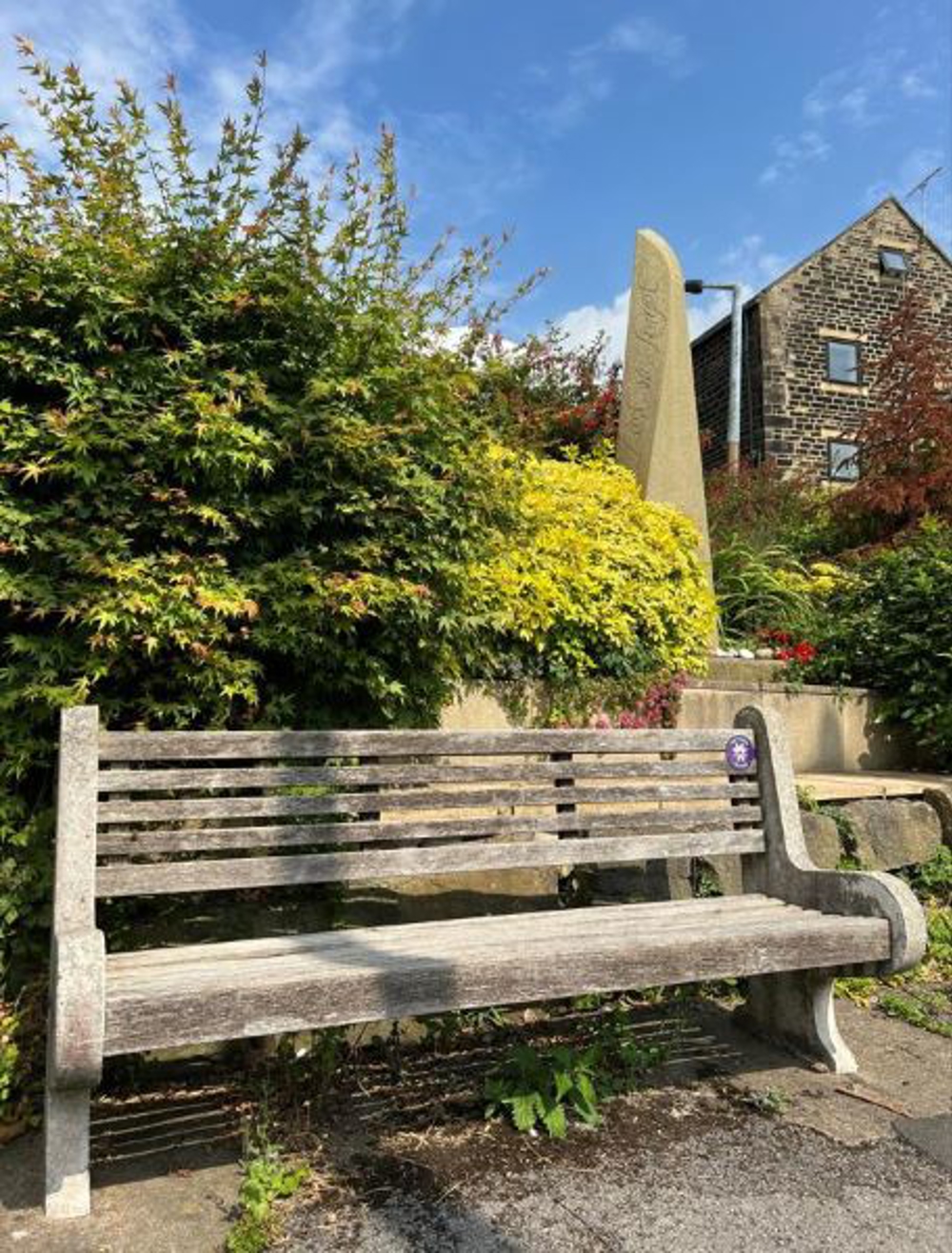 A bench in Thurlstone